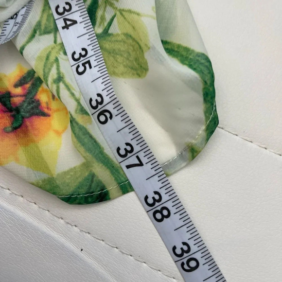Sunny Leigh Chiffon Skirt Large Floral Beautiful EUC - Picture 6 of 8